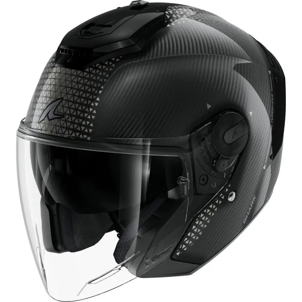 Casco Shark RS Jet Carbon Ikonik Black
