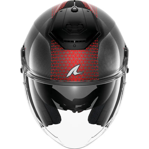 Casco Shark RS Jet Carbon Ikonik Black/Red