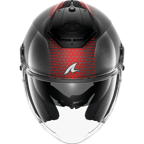 Casco Shark RS Jet Carbon Ikonik Black/Red