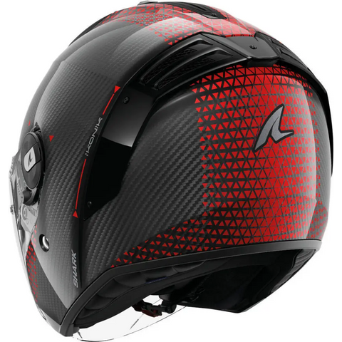 Casco Shark RS Jet Carbon Ikonik Black/Red