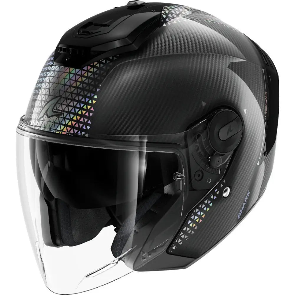 Casco Shark RS Jet Carbon Ikonik Black/Silver