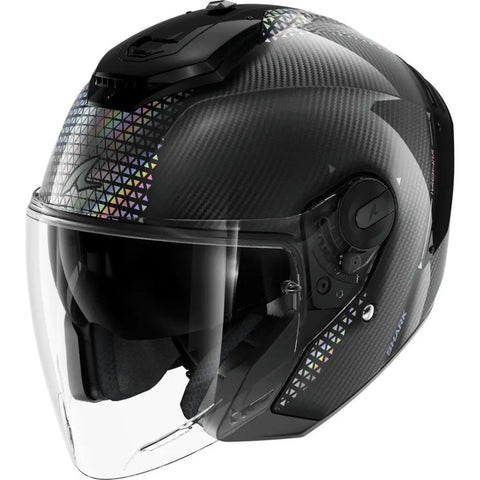 Casco Shark RS Jet Carbon Ikonik Black/Silver