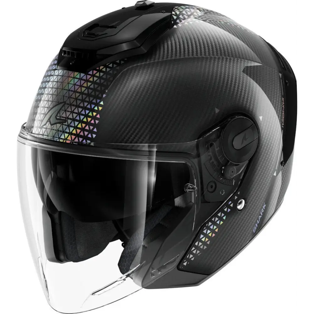 Casco Shark RS Jet Carbon Ikonik Black/Silver