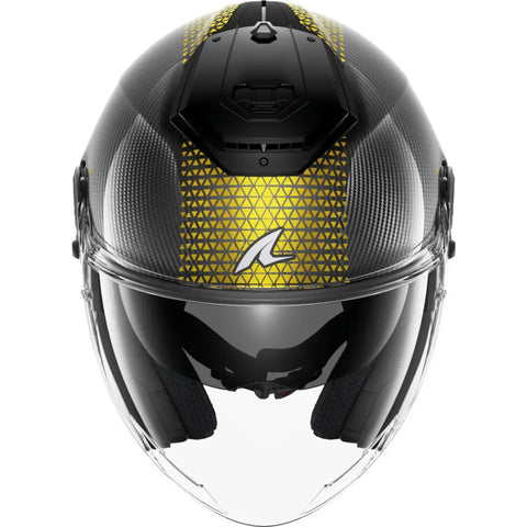 Casco Shark RS Jet Carbon Ikonik Black/Yellow