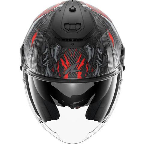 Casco Shark RS Jet Carbon Shaytan Carbon/Red Matt