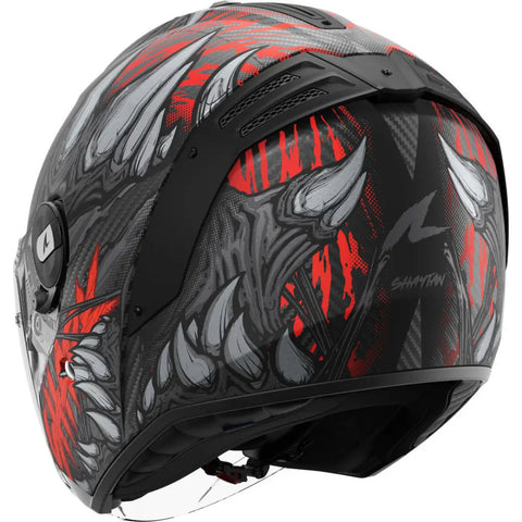 Casco Shark RS Jet Carbon Shaytan Carbon/Red Matt