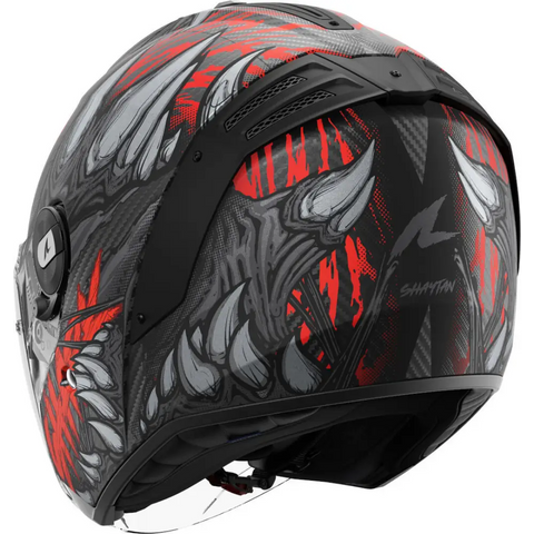 Casco Shark RS Jet Carbon Shaytan Carbon/Red Matt