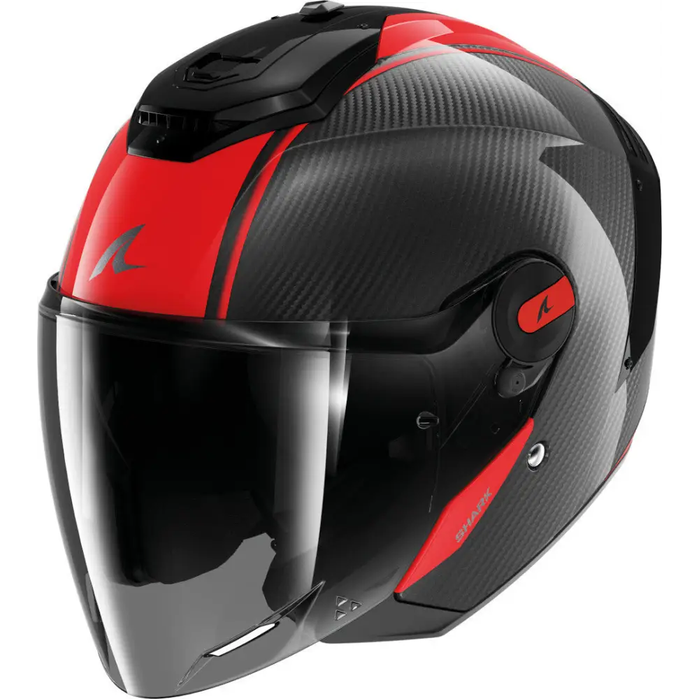 Casco Shark RS Jet Carbon Skin Black/Red