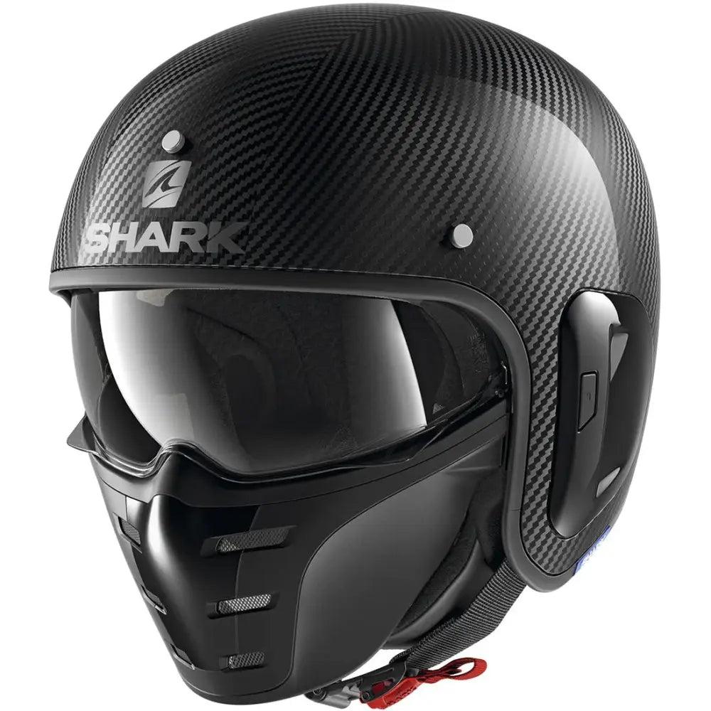 Casco Shark S-Drak 2 Carbon Carbon/Silver/Black