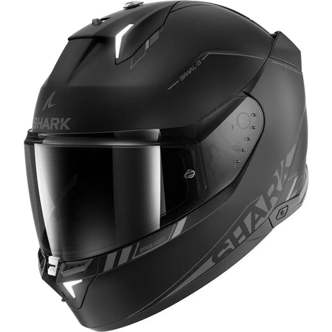 Casco Shark Skwal i3 Blank SP, Matt Black/Gray ECE 22.06