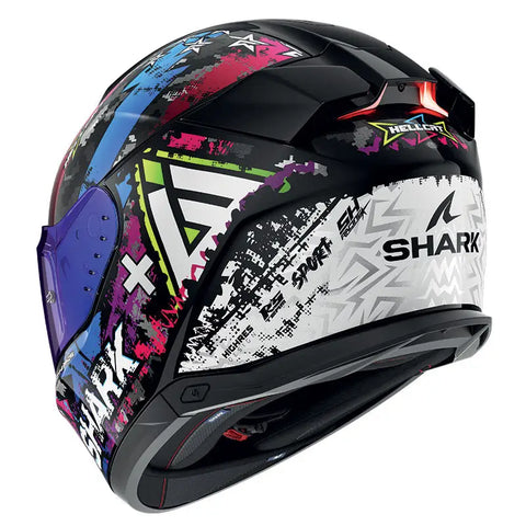 Casco Shark Skwal i3 Hellcat, Black/Blue ECE 22.06
