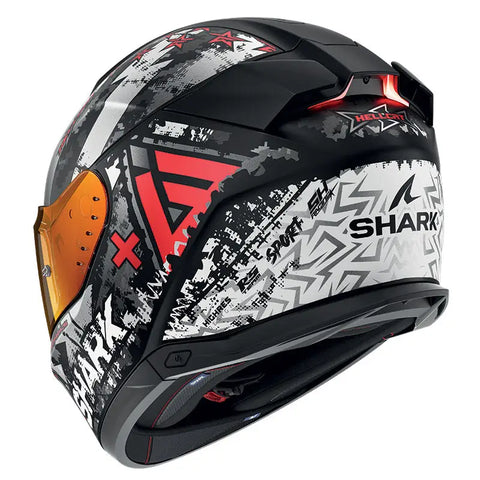 Casco Shark Skwal i3 Hellcat, Black/Grey/Red ECE 22.06