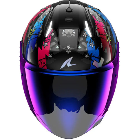 Casco Shark Skwal i3 Jet Hellcat Black/White/Blue