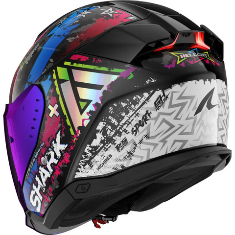 Casco Shark Skwal i3 Jet Hellcat Black/White/Blue