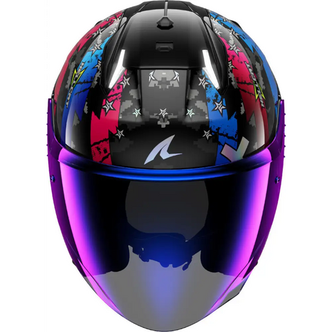 Casco Shark Skwal i3 Jet Hellcat Black/White/Blue