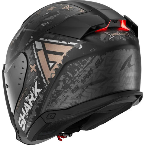 Casco Shark Skwal i3 Jet Hellcat Matt Black/Chrom Anthracite