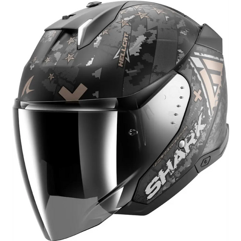 Casco Shark Skwal i3 Jet Hellcat Matt Black/Chrom Anthracite