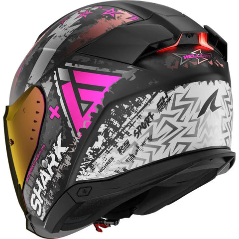 Casco Shark Skwal i3 Jet Hellcat Matt Black/Chrom Purple