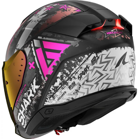 Casco Shark Skwal i3 Jet Hellcat Matt Black/Chrom Purple