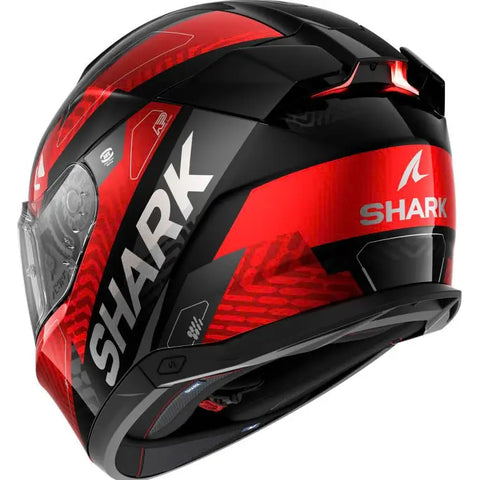 Casco Shark Skwal i3 Ready Black/Silver/Red