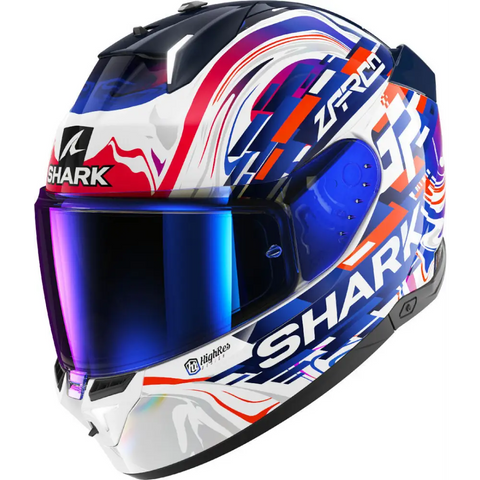 Casco Shark Skwal i3 Replica Zarco GP White/Purple/Blue
