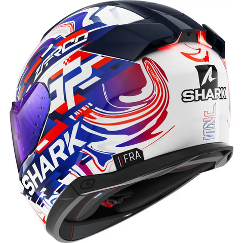 Casco Shark Skwal i3 Replica Zarco GP White/Purple/Blue