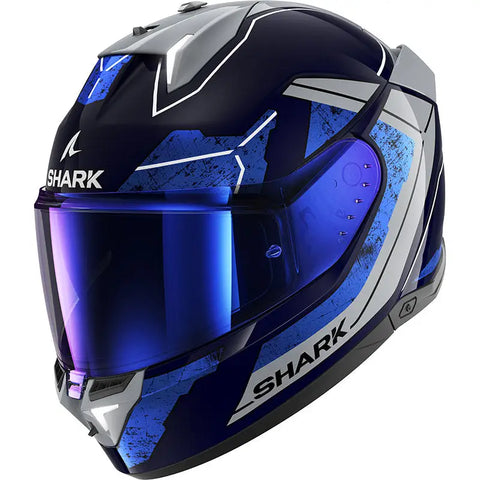 Casco Shark Skwal i3 Rhad, Blue/Grey ECE 22.06