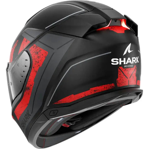 Casco Shark Skwal i3 Rhad, Matt-Black/Red ECE 22.06