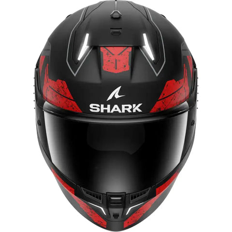 Casco Shark Skwal i3 Rhad, Matt-Black/Red ECE 22.06