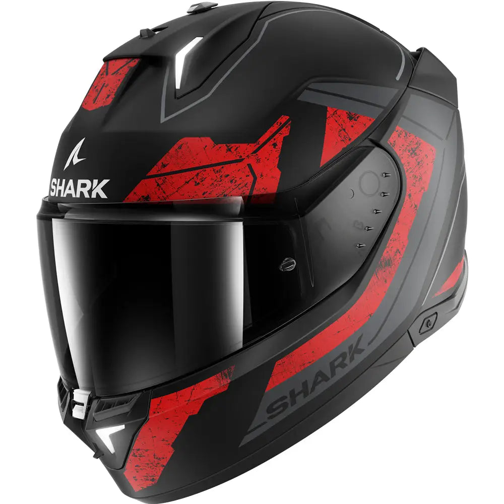 Casco Shark Skwal i3 Rhad, Matt-Black/Red ECE 22.06