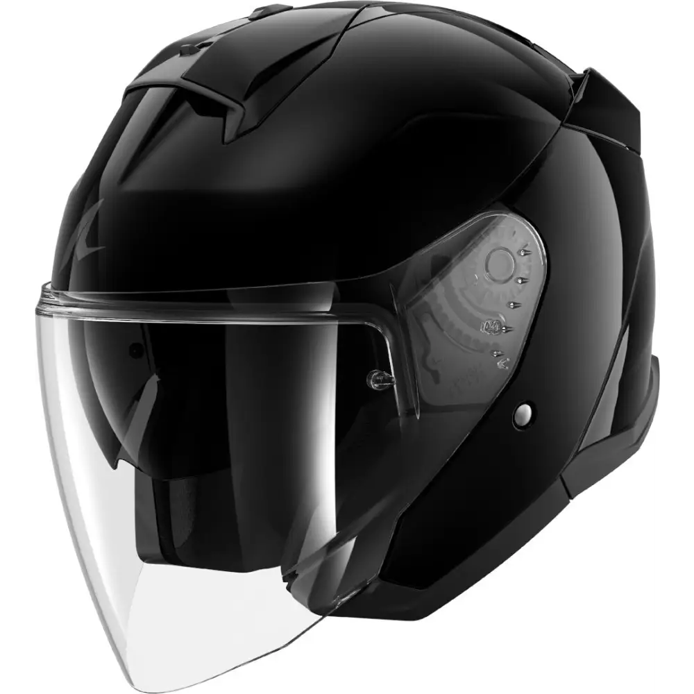 Casco Shark Skwal Jet Blank Black