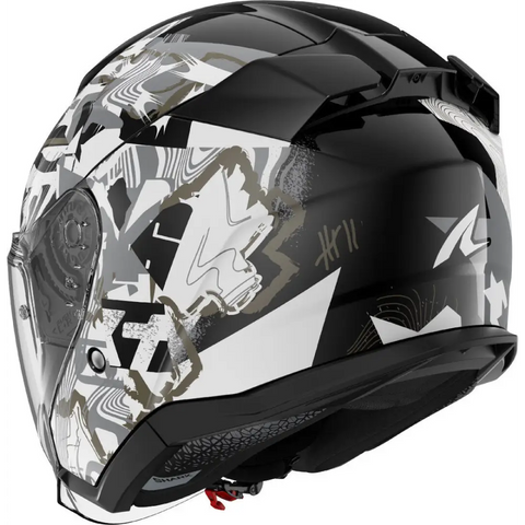 Casco Shark Skwal Jet Pranz Black/White/Gold
