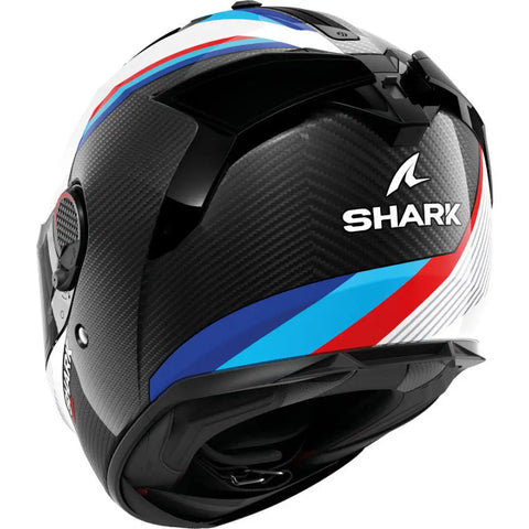 Casco Shark Spartan GT Pro Carbon Dokhta White/Blue