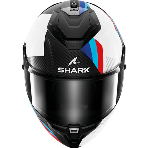 Casco Shark Spartan GT Pro Carbon Dokhta White/Blue