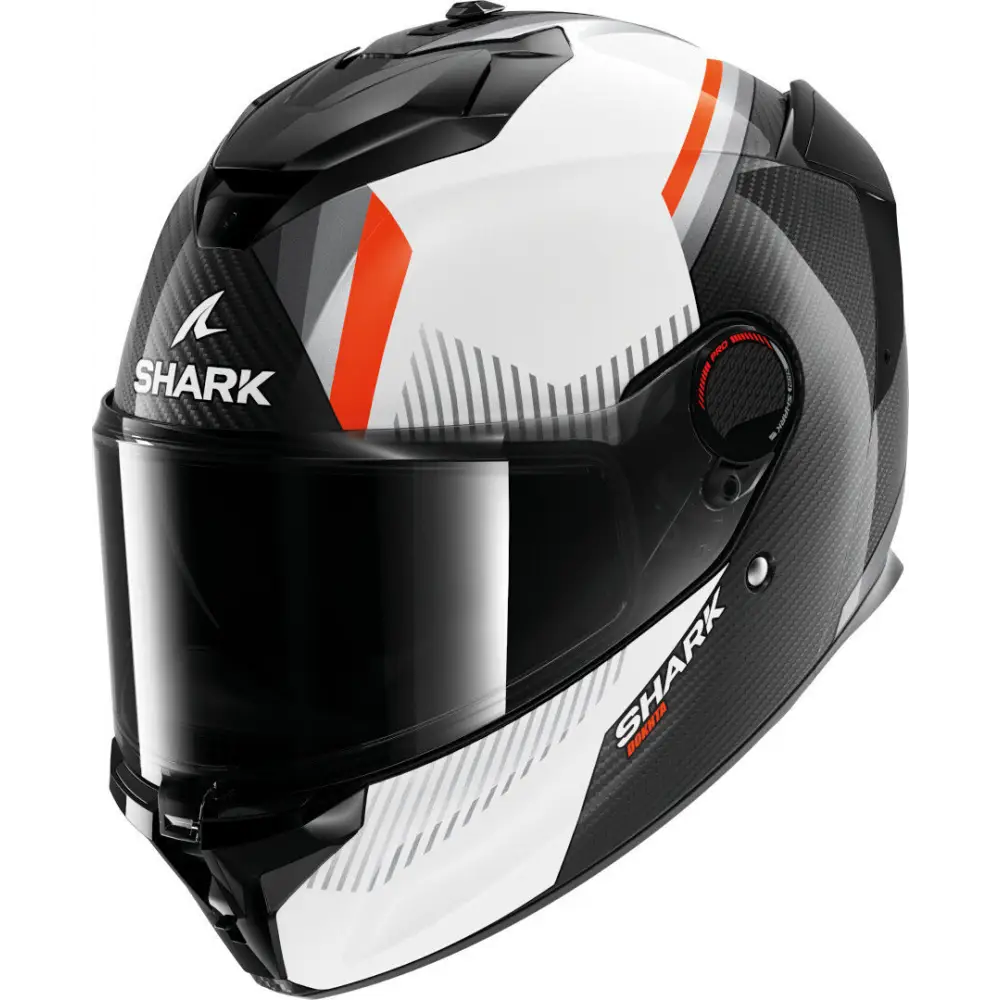 Casco Shark Spartan GT Pro Carbon Dokhta White/Orange