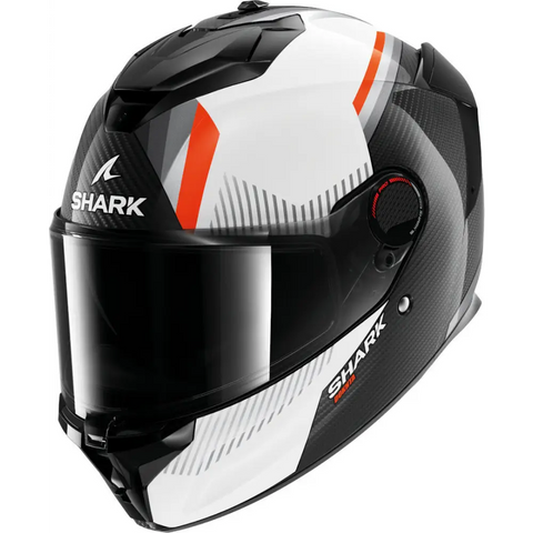 Casco Shark Spartan GT Pro Carbon Dokhta White/Orange