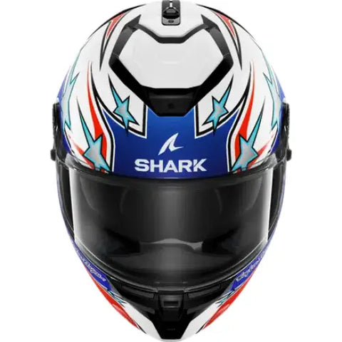 Casco Shark Spartan GT Pro Carbon Flagstaff White/Red/Blue