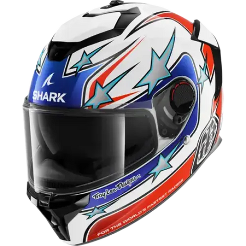 Casco Shark Spartan GT Pro Carbon Flagstaff White/Red/Blue