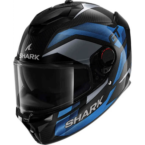 Casco Shark Spartan GT Pro Carbon Ritmo Black/Grey/Blue