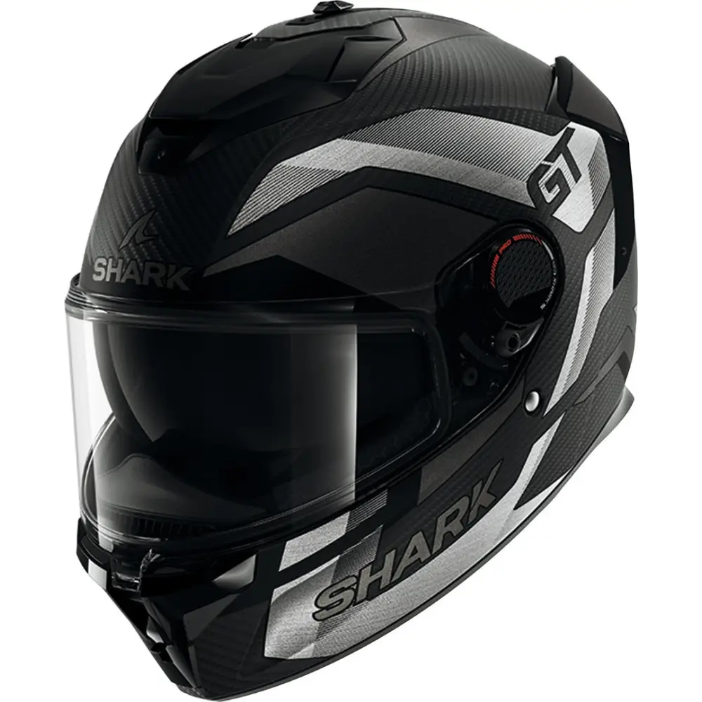 Casco Shark Spartan GT Pro Carbon Ritmo Black Matt/Grey