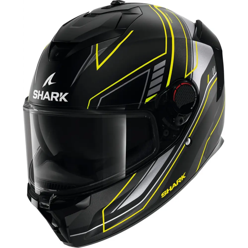 Casco Shark Spartan GT Pro Carbon Toryan Matt Black/Grey/Yellow
