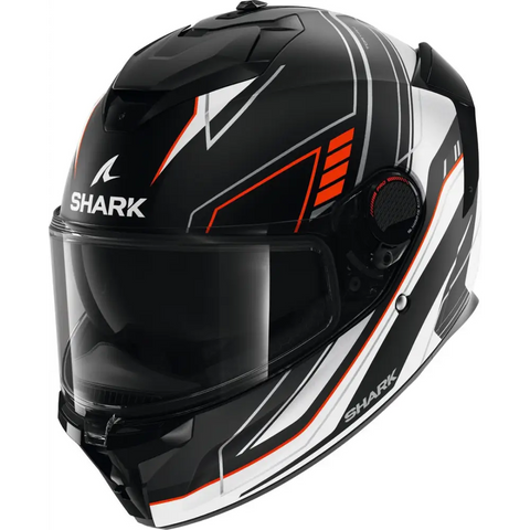 Casco Shark Spartan GT Pro Carbon Toryan Matt Black/White/Orange