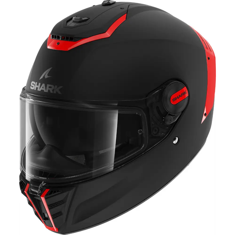 Casco Shark Spartan RS Blank Black/Red