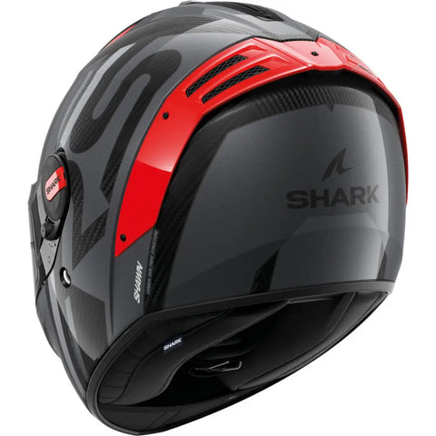 Casco Shark Spartan RS Carbon Shawn Grey/Red