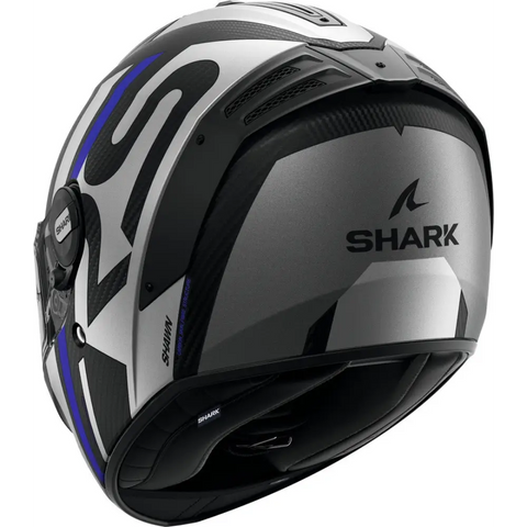 Casco Shark Spartan RS Carbon Shawn Matt Black/Grey/Blue