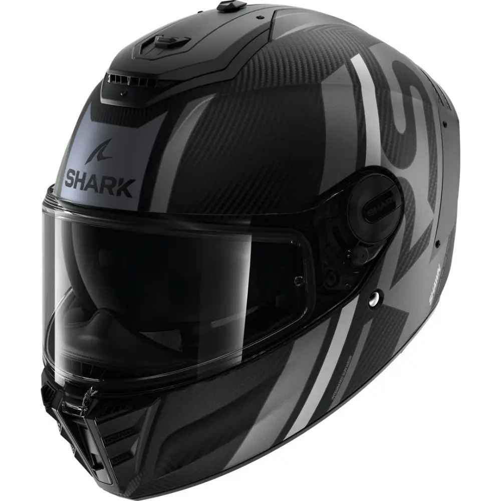 Casco Shark Spartan RS Carbon Shawn Matt Black/Grey