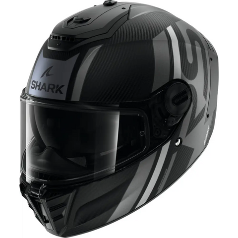 Casco Shark Spartan RS Carbon Shawn Matt Black/Grey