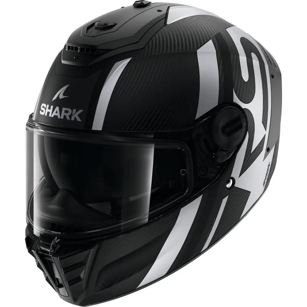 Casco Shark Spartan RS Carbon Shawn Matt Black/Silver