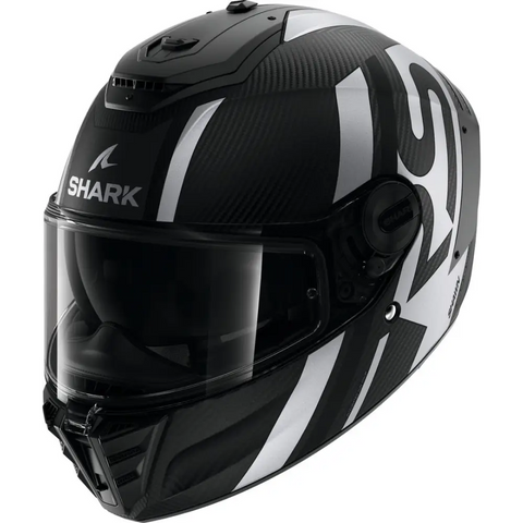 Casco Shark Spartan RS Carbon Shawn Matt Black/Silver