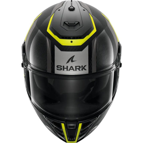 Casco Shark Spartan RS Carbon Shawn Matt Black/Yellow